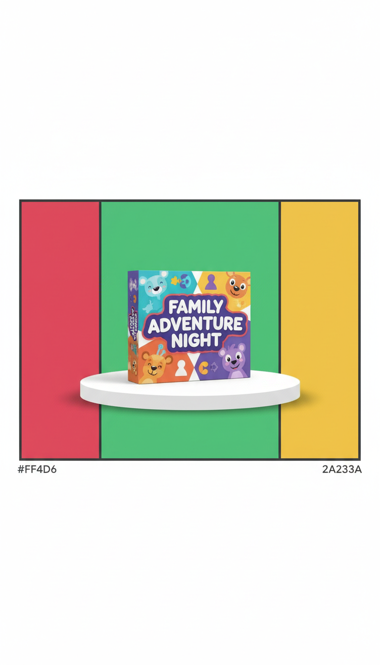 Family Game Night Set With Giant Dice